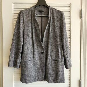Banana Republic Blazer in Heathered Grey